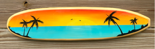 Sunset palm