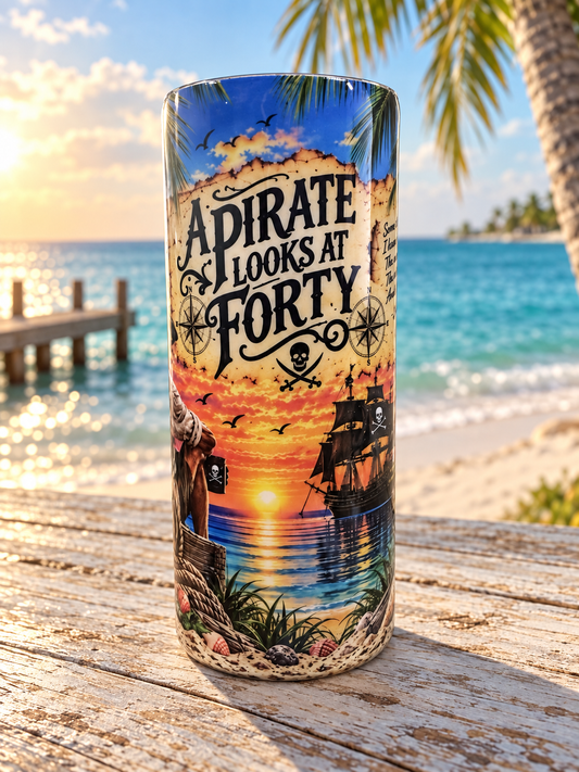 A Pirate Looks at Forty – Coastal Tumbler