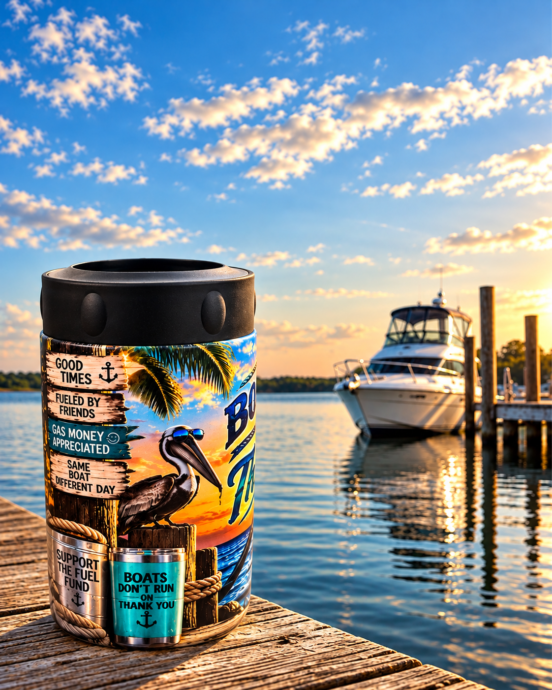 Boats Don't Run on Thank You Tumbler