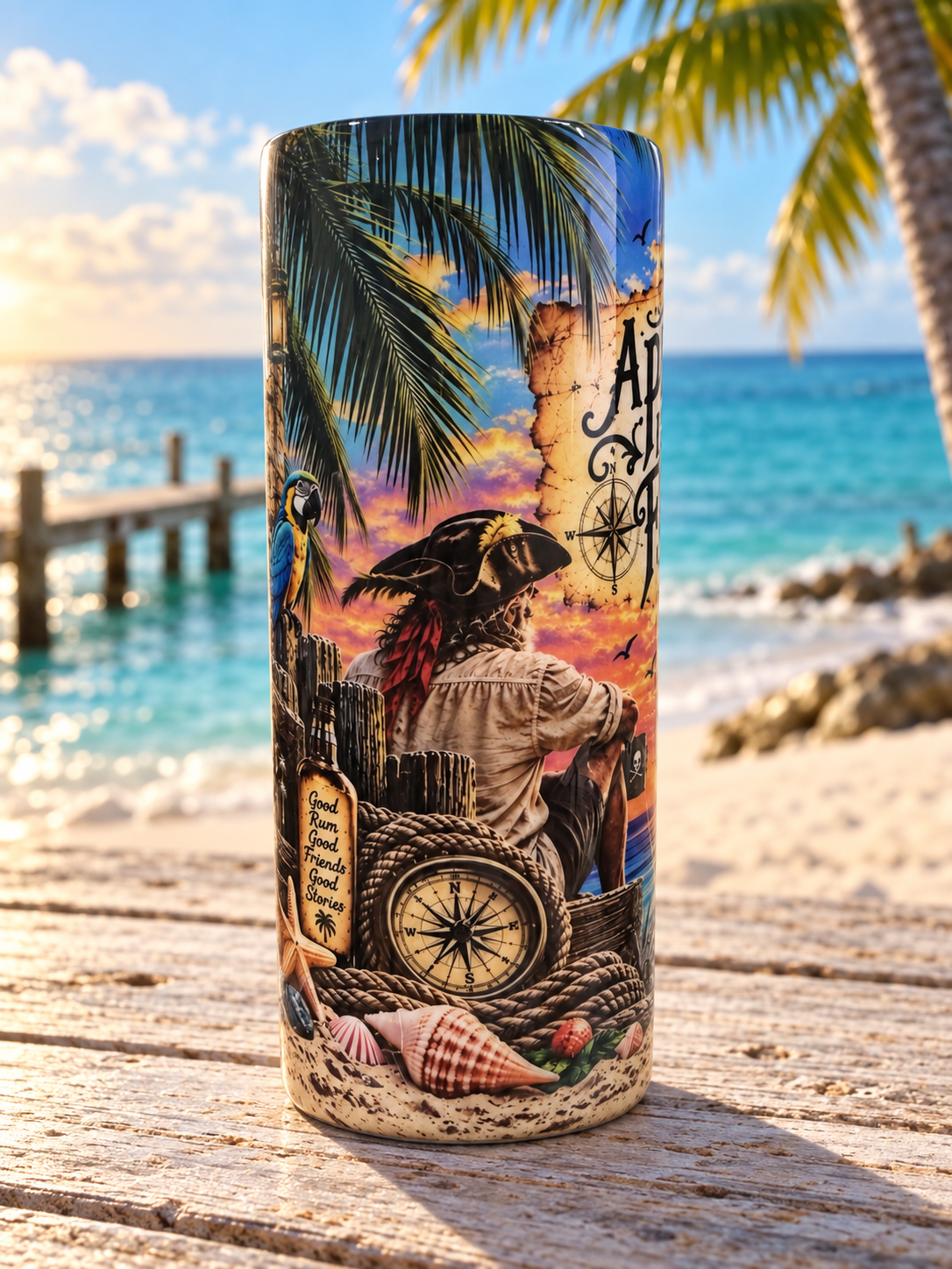 A Pirate Looks at Forty – Coastal Tumbler