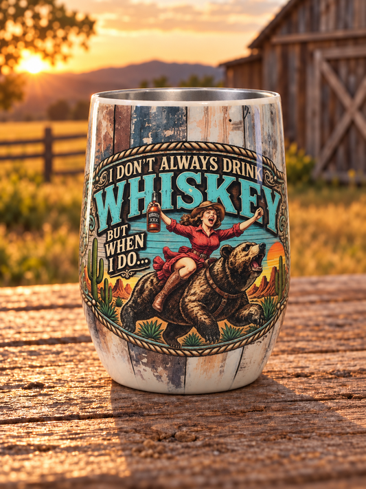 I Don't Always Drink Whiskey - Country Tumbler for the Ladies