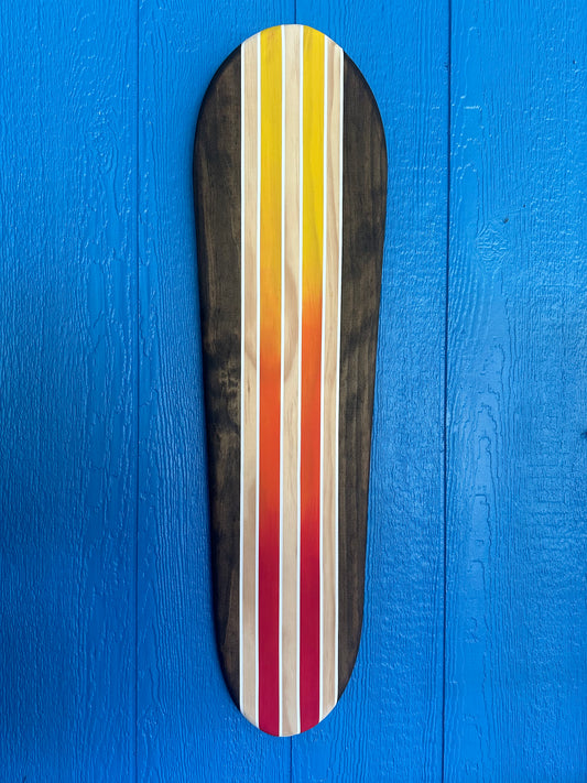 Red, Orange And Yellow Stripe
