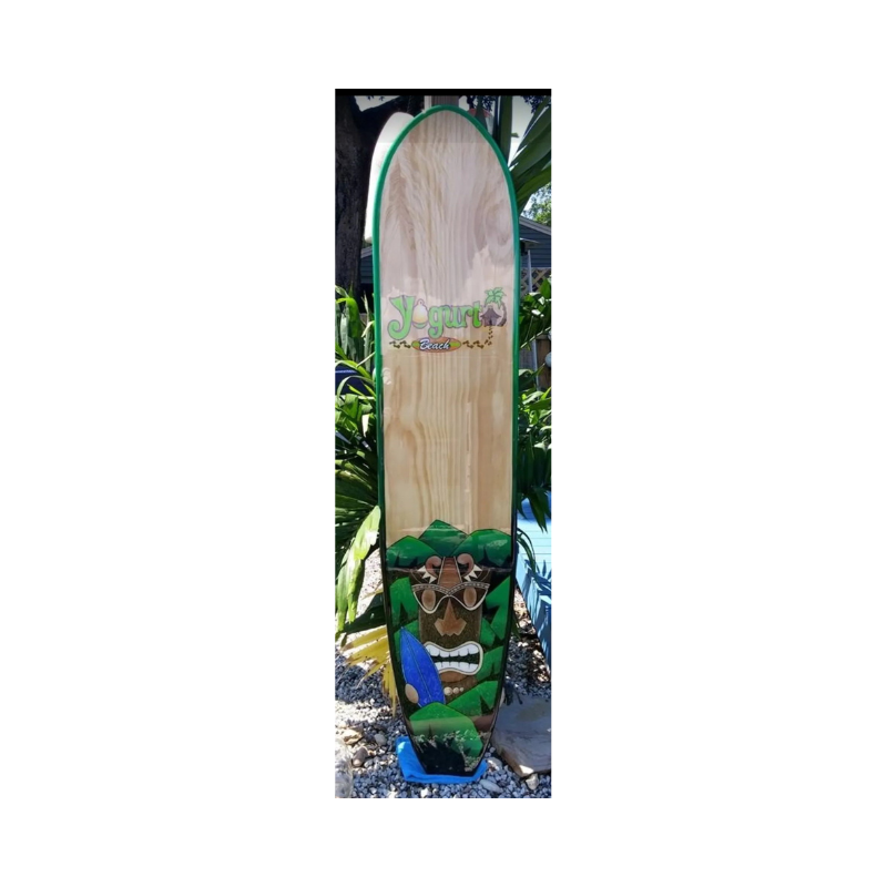 Custom Yogurt Beach Surfboard