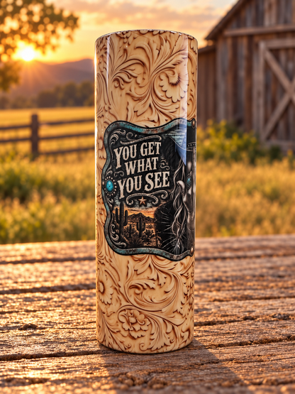 Just Being Me – Country Tumbler
